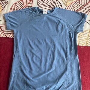Athleta Girl  blue power up tee